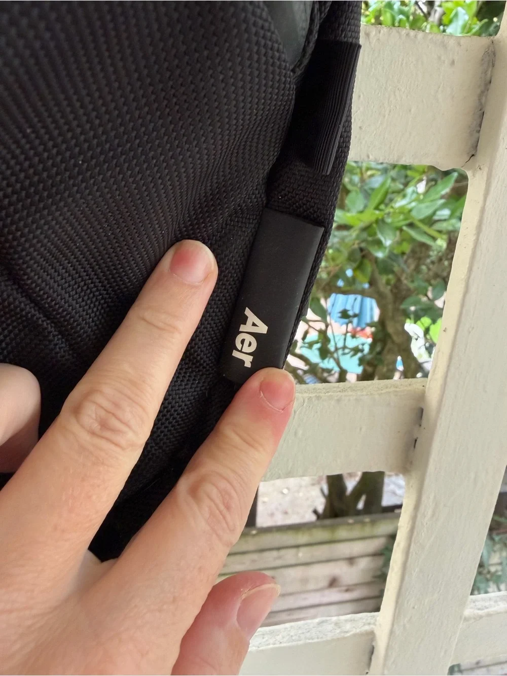 Aer Large Men's Black Crossbody Sling Pack - Sleek Urban Carry - Cordura